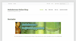 Desktop Screenshot of mahakaruna-shop.com